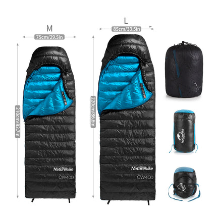 Naturehike CW™400 Down Ultralight Sleeping Bag 41°F / 5°C