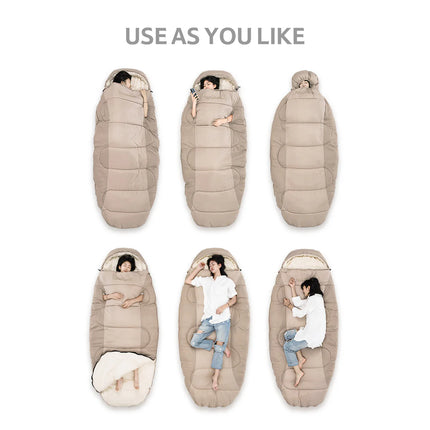 Naturehike Egg-shaped Cotton Sleeping Bags With Arm Holes