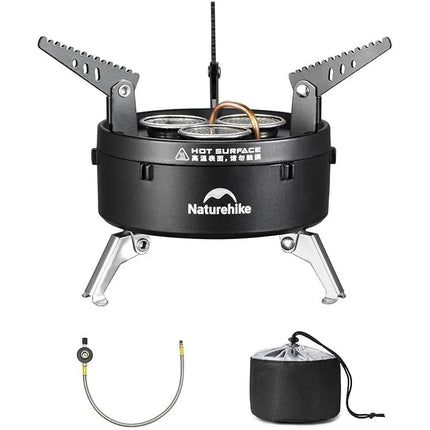 Naturehike 3-Burner Portable Gas Stove for IGT Table