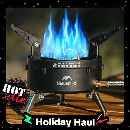 Naturehike 3-Burner Portable Gas Stove for IGT Table