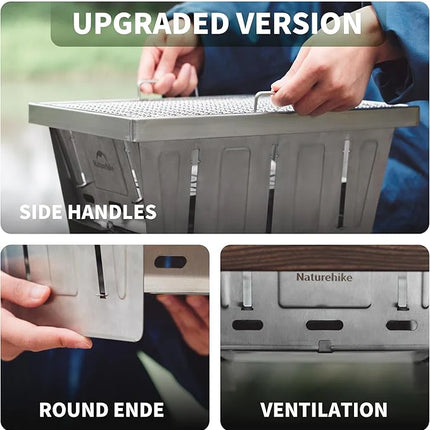 Naturehike Camping Charcoal Grill for IGT Table