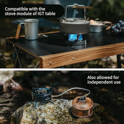 Naturehike 3-Burner Portable Gas Stove for IGT Table