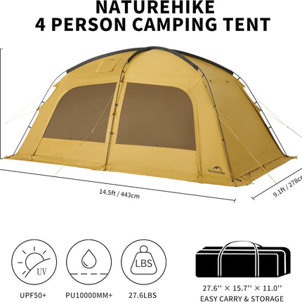 Naturehike Dune™  4-Person Hot Tent