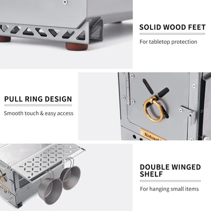 Naturehike Icefield Tabletop Hot Tent Stove with Chimney