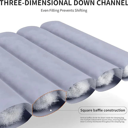 Naturehike CW™400 Down Ultralight Sleeping Bag 41°F / 5°C