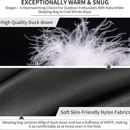 Naturehike CW™400 Down Ultralight Sleeping Bag 41°F / 5°C