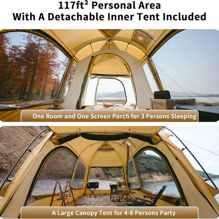 Naturehike Dune™  3-Person Hot Tent