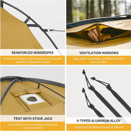 Naturehike Dune™  4-Person Hot Tent