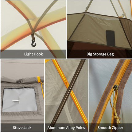 Naturehike Dune™  4-Person Hot Tent
