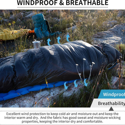 Naturehike CW™400 Down Ultralight Sleeping Bag 41°F / 5°C