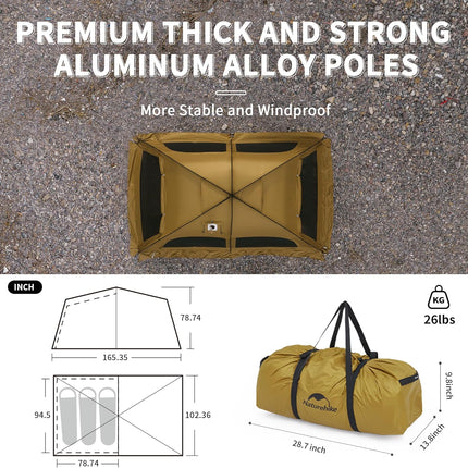 Naturehike Dune™  3-Person Hot Tent