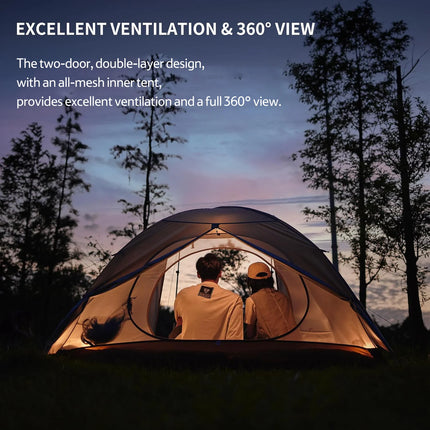 Naturehike Cloud River™ 3-Person Backpacking Tent