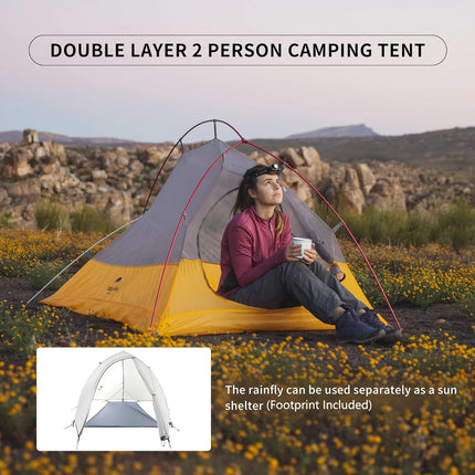 Naturehike Cloud Up™ EXT 2-Person Ultralight Backpacking Tent