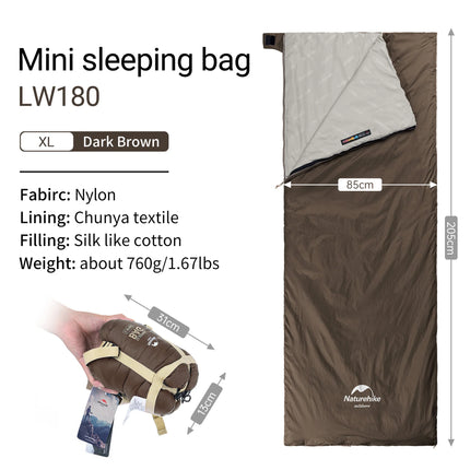 Naturehike LW180 Mini Sleeping Bag