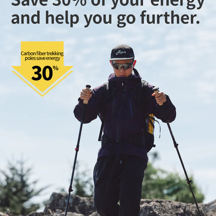 Naturehike Far Wind™ Three-section Telescopic Carbon Trekking Pole