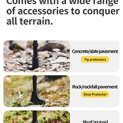 Naturehike Far Wind™ Three-section Telescopic Carbon Trekking Pole