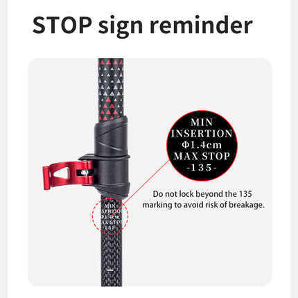 Naturehike Far Wind™ Three-section Telescopic Carbon Trekking Pole