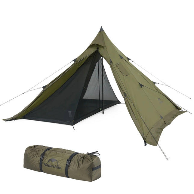 Naturehike Ranch Fire™ 4-Person Pyramid Hot Tent