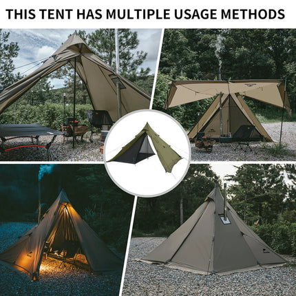 Naturehike Ranch Fire™ 4-Person Pyramid Hot Tent