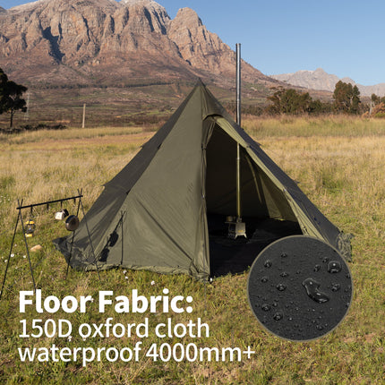 Naturehike Ranch Fire™ 6-Person Octagonal Hot Tent