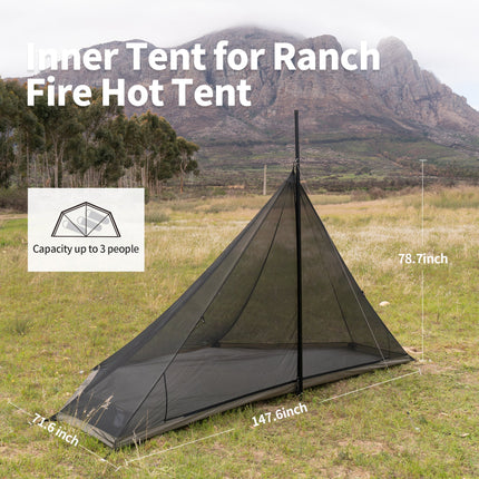 Naturehike Ranch Fire™ 6-Person Octagonal Hot Tent
