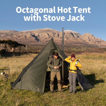 Naturehike Ranch Fire™ 6-Person Octagonal Hot Tent