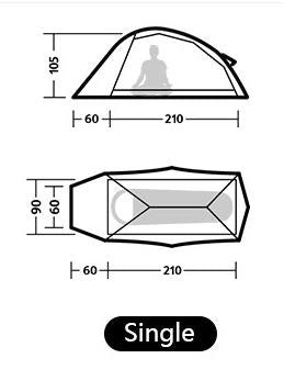 Naturehike CLOUD UP™ PRO 1-PERSON ULTRALIGHT BACKPACKING TENT