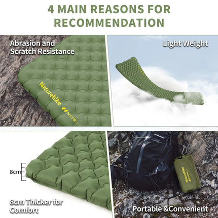 Naturehike TuYe™ 4.6 Ultralight Inflatable Pad