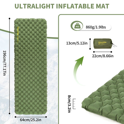 Naturehike TuYe™ 4.6 Ultralight Inflatable Pad