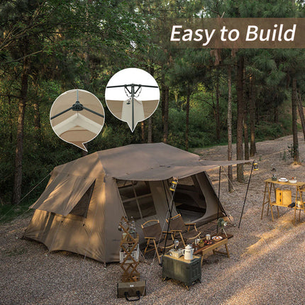 Naturehike Village™ 13 8-Person Automatic Cabin Tent – TIBLACK