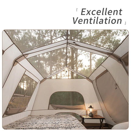 Naturehike Village™ 13 8-Person Automatic Cabin Tent – TIBLACK