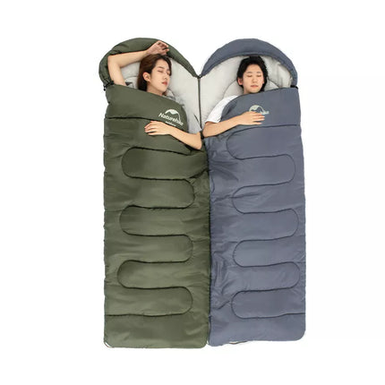 Naturehike Y150L Round Bottom Hooded Envelope Cotton Sleeping Bag