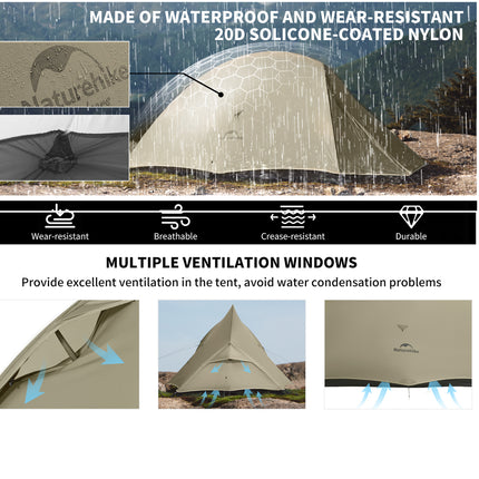 Naturehike CLOUD UP™ PRO 1-PERSON ULTRALIGHT BACKPACKING TENT