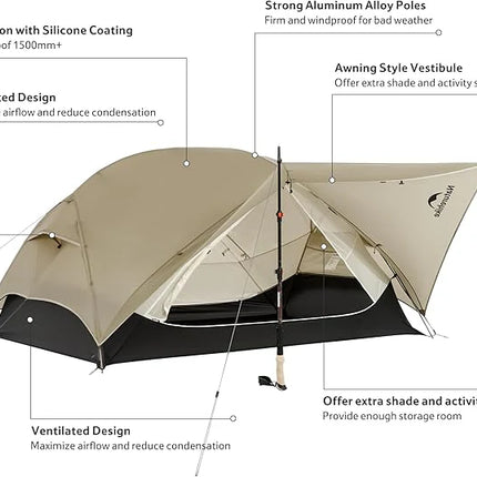 Naturehike Mongar™ UL 2-Person Ultralight Backpacking Tent